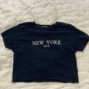 Navy New York Brandy Melville top